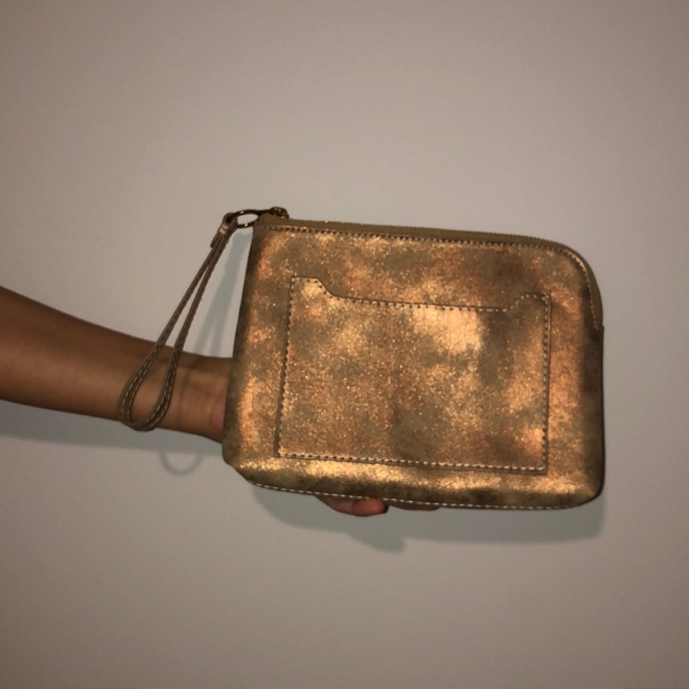 Gold wristlet